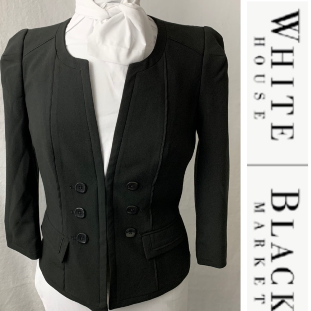 White House l Black Market Black Blazer
